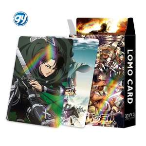 Cartes LOMO Attack on Titan holographiques 30PCS Anime Collectible Box Photo Trading Premium Gift Cards - Product Image 3
