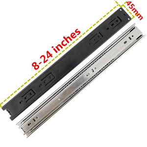 Rieles de Rodamiento de Bolas para Cajones, Deslizadores Metálicos para Cajones de <span class=keywords><strong>Armario</strong></span>, 400 mm - Product Image 2