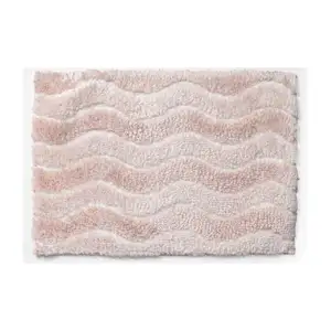 Skymoving New Custom High Quality Blue Bathroom Mat Water Absorbent Bath Rug Quick Dry Microfiber Bath Mats With TPR Backing