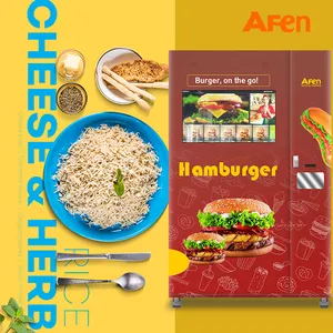 Торговый автомат для гамбургеров от производителя AFEN, автомат для микроволновки с горячим питанием