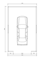 2020 Approvisionnement Direct Du Fabricant Pas Cher Portable Préfabriquée Garage Utilisé Parking