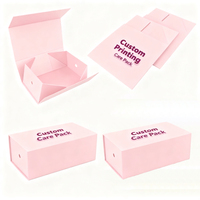 Boîte en papier magnétique Paquet de vêtements rigides et durs Emballage cadeau haut de gamme Boîtes pliables pliables avec couvercle magnétique