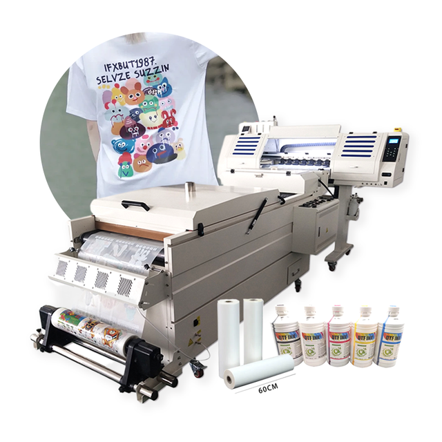 4 Head I3200 Inkjet Printers DTF Printer 60cm A2 inkjet printer for High-Speed Custom T-Shirt Printing
