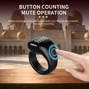 Bague Intelligente D02 <span class=keywords><strong>pour</strong></span> le Zikr Religieux : Affichage de l'Heure, Rappel de Prière, Guidage Kaaba, Compteur, Autonomie de <span class=keywords><strong>la</strong></span> Batterie 40mAh, Étanchéité IP67 - Product Image 2