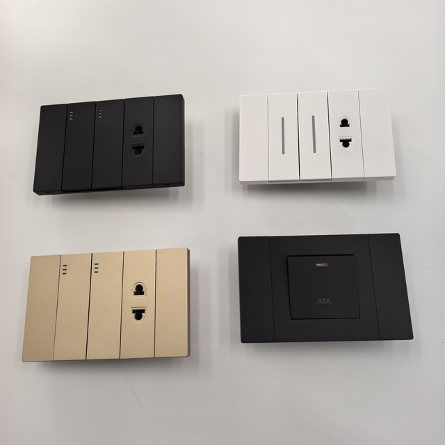 High Quality Factory Price Hot Selling US 118 Standard Wall Light Modern Design Switch and Socket for Home and Hotel Use