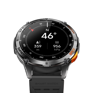 <span class=keywords><strong>Montre</strong></span> connectée K67A avec GPS intégré, écran AMOLED de 1,43 pouces, batterie de 530 mAh, lampe torche LED, boussole, baromètre, <span class=keywords><strong>montre</strong></span> connectée robuste - Product Image 6