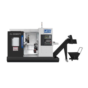 CL-550MSY leyo nhiệm vụ trung bình độ chính xác cao 5 trục <span class=keywords><strong>CNC</strong></span> quay trung tâm đôi trục chính (đôi) máy tiện với hệ thống điều khiển fanuc - Product Image 4