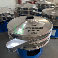 Tamis vibrant rotatif en acier inoxydable 304 pour la déshydratation du fumier de ferme porcine, la séparation solide-liquide des déchets d'élevage, filtration 200 kg