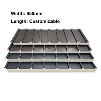 Panel de Techo Sándwich Estructural Ligero y Moderno de Aluminio de Alta Resistencia, Resistente al Fuego/Agua, para Cuartos Fríos