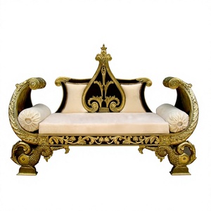 Canapé d'amour pour bateau de mariage, en bois de teck, léger, canapé king-size asiatique, fabricant de meubles, vente d'usine DSTExports, Royaume-Uni - Product Image 1