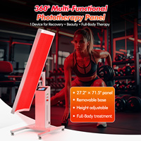 Panel de Terapia de Luz Roja Infrarroja Suyzeko con Control Remoto Inteligente, 660nm 810nm, 300mw/cm2, Panel de Terapia LED de Alta Potencia para Uso Comercial