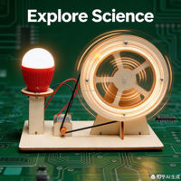Innovador Juego de Rompecabezas de Experimentos Científicos de Vapor para Hacer Manualidades, para Aulas de Primaria, Invención Musical Hecha a Mano, Todo lo Necesario de Madera