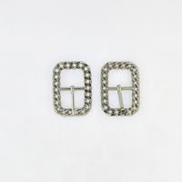 Boucle à ardillon carrée Boucle de chaussure en métal Boucle de ceinture à clip de chaussure Ceinture de réglage
