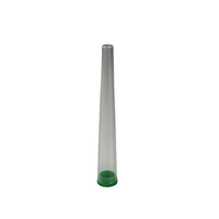 Tube conique en PS de 16x115mm avec bouchon à vis en PP, qualité alimentaire, flacon étanche pour l'emballage d'herbes, de tabac, d'épices et de cosmétiques - Vente en gros