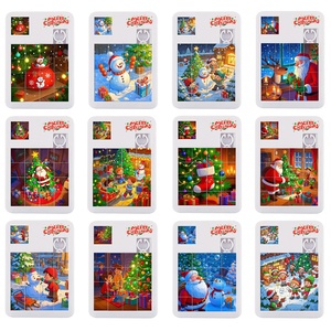 <span class=keywords><strong>2025</strong></span> Bán Buôn Huarong Đường 16-Lưới Mê Cung Câu Đố Cross-Biên Giới Mô Hình Giáng Sinh Tự Làm Nhựa Di Động Vuông Đồ Chơi Cho Tuổi 5-7 Năm - Product Image 2