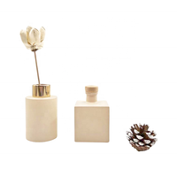 Bouteilles décoratives rondes en verre pour la maison, diffuseur de parfum pour la pièce, bouchon à vis en verre vide, sérigraphie, 100 ml
