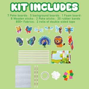 Kit de loisirs créatifs éducatif tout-en-un pour enfants, thème <span class=keywords><strong>animaux</strong></span> de la jungle, avec motifs de lions à réaliser soi-même - Product Image 3