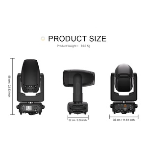 Shehds Cầu Vồng 300W Di Chuyển Đầu Led Chùm Chùm Chùm & Spot & Rửa 3in1spot Rửa Độ Sáng Cao Nguồn Ánh Sáng Cho Disco Ktv Buổi Hòa Nhạc Bên - Product Image 5