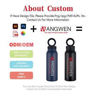 กระติกน้ำเก็บความร้อนแบบใหม่ ขนาด 24 ออนซ์ ผลิตจากโลหะ พร้อมที่ยึดโทรศัพท์ ทำจากสแตนเลสสตีล ใช้กับแม่เหล็กได้ - Product Image 2