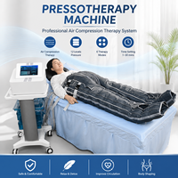 Appareil de pressothérapie 24 chambres à air avec chauffage infrarouge, drainage lymphatique, massage par compression, analyse de la peau