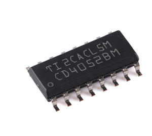 ของแท้ CD4052BM96 SOIC-16 กระแสไฟรั่วไหลต่ำ 2 ช่อง 4:1 สวิตช์อนาล็อก - Product Image 1