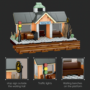 Bloques de Construcción de Tren de Vapor Union Pacific <span class=keywords><strong>BigBoy</strong></span>, 1277 Piezas, para Armar, Juguetes Educativos, Modelo de Tren - Product Image 5