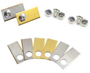 Knk Robotic Lawnmower Blades Silver <strong>Automower</strong> 9pcs/set Durable Spare Parts Tools - Product Image 1