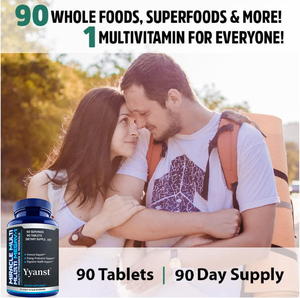 Tabletas multivitamínicas de alta calidad, suplemento de multivitaminas y minerales para hombres y mujeres, apoyo para la inmunidad, energía y salud digestiva. - Product Image 4