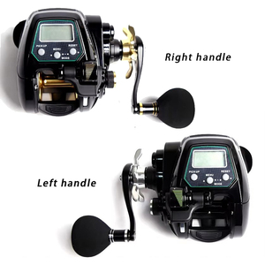 Moulinet <span class=keywords><strong>électrique</strong></span> <span class=keywords><strong>professionnel</strong></span> de pêche en haute mer pour la pêche en bateau de gros gibier avec une résistance maximale de 15 kg et un corps en alliage d'aluminium - Product Image 6