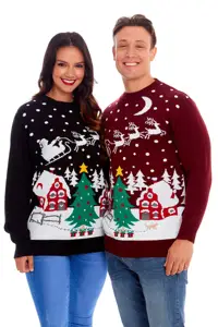Custom Shoulder Christmas Family Matching Couple Ugly Festival Customized Christmas Sweater