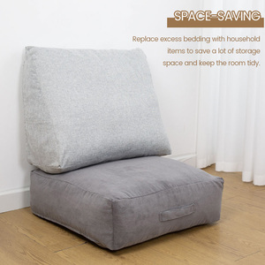 Schaumstoff-Gestepptes Baumwoll-Dickes Bohemian-Kissen Wetterfestes Boden-Sofa-Sitzkissen mit Anpassbarer Farbe - Product Image 3