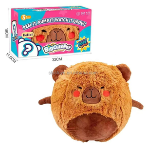 Juguetes inflables de Pokémon para perros, peluches chirriantes, juguetes suaves grandes y lindos, caja sorpresa de peluches para mascotas, pelota de peluche para regalo de niños - Product Image 2