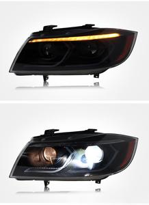 ชุดไฟหน้ารถยนต์ซีรีส์ 3 E90 รุ่น 05-12 แบบดัดแปลง LED สำหรับไฟวิ่งกลางวัน ไฟเลี้ยวแบบไหล ไฟหน้า M3 รุ่น 6000k Horse Hors - Product Image 5