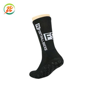 Chaussettes de sport professionnelles en nylon avec semelle épaissie, revêtement anti-odeur, bande adhésive antidérapante pour le football - Product Image 6