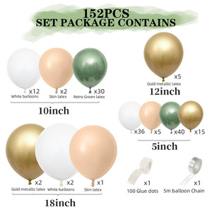 Décorations <span class=keywords><strong>de</strong></span> fête d'anniversaire <span class=keywords><strong>de</strong></span> mariage en gros, vintage rétro larex vert <span class=keywords><strong>blanc</strong></span> <span class=keywords><strong>et</strong></span> <span class=keywords><strong>or</strong></span>, guirlande <span class=keywords><strong>de</strong></span> ballons, <span class=keywords><strong>arche</strong></span> <span class=keywords><strong>de</strong></span> ballons - Product Image 5