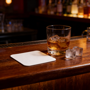 Custom <b>Paper</b> Cardboard Coaster Round Square High Quality for Bar Coffer Restaurant - Product Image 2