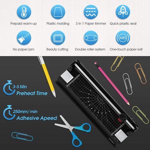 Nhiệt foiling CuộN nhiệt của nhãn hiệu máy cán nóng lạnh nhỏ A4 <span class=keywords><strong>Laminator</strong></span> cho văn phòng nhà trường sử dụng - Product Image 4