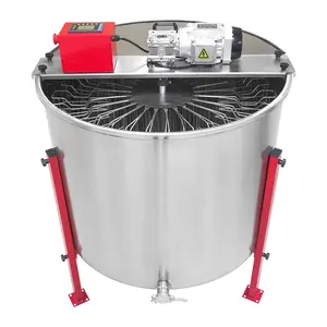 Máquina extractora de miel motorizada automática eléctrica 24 marcos Extractor de miel/batido de miel