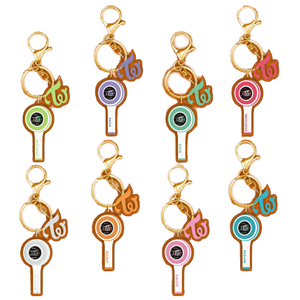 IFun Halloween Cartoon Anime Design Plastic Stainless Steel Digital Photo Lightweight Pendant Keychain Fashion LOVELYS <span class=keywords><strong>MOMO</strong></span> - Product Image 1