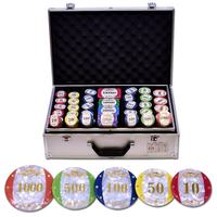 Ensemble de jetons de poker YH, luxe, sur mesure, jetons de casino en acrylique, plaques de jetons de poker, jetons carrés