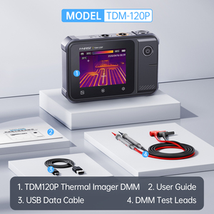 FNIRSI TDM-120P มัลติมิเตอร์ถ่ายภาพความร้อนอินฟราเรด หน้าจอสัมผัสขนาด 2.8 นิ้ว สำหรับการทดสอบไฟฟ้าในอุตสาหกรรม TDM-120P อินฟราเรด - Product Image 6