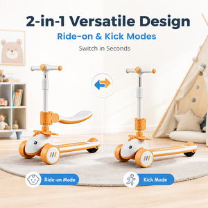 Coche de Empuje para Niños de Marca Privada, Color Personalizado OEM, Patinete de Empuje para Bebés con Ruedas Silenciosas, Sin Batería, Juguete para Niños de 3 a 12 Años - Product Image 4