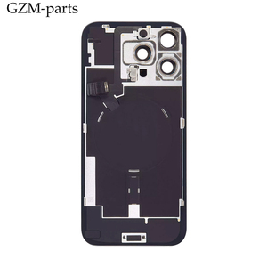 Coque arrière de <span class=keywords><strong>batterie</strong></span> de téléphone portable avec lentille en verre avec câble flexible NFC et lampe torche pour <span class=keywords><strong>iPhone</strong></span> 16 Pro Max Remplacement - Product Image 3