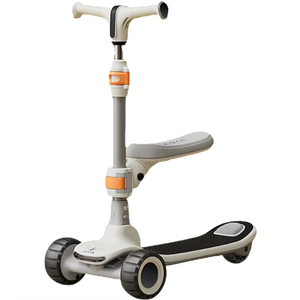 Verstelbare 3 In 1 Opvouwbare Zitstand Ride Auto 'S Speelgoed Led 3 Wielen Breden Pedaal Anti Slip Jongens <span class=keywords><strong>Kids</strong></span> Kick Scooter Voor Kind Leeftijd 2-12 - Product Image 4