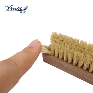 Yinste Solid Wood Pig Bristle Cleaning <b>Brush</b> Durable Household <b>Shoe</b> <b>Brush</b> - Product Image 4