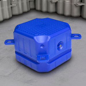 Pont flottant en plastique durable plate-forme à chevalets ponton modulaire marin jet ski quai flottant - Product Image 2