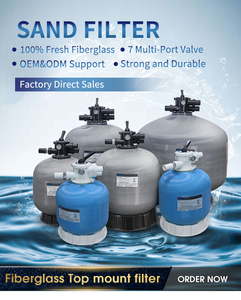 Nhà Máy Trực Tiếp Hồ Bơi Top Mount Cát Lọc Sợi Thủy Tinh Với 6-Way <span class=keywords><strong>Multiport</strong></span> Van - Product Image 2