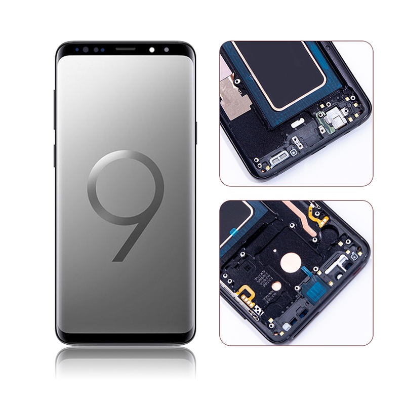Original With Frame Mobile Phone LCD OLED Touch Display Screen for Samsung  Galaxy S9 Plus Mobile Phone LCDs for Samsung - Main Image