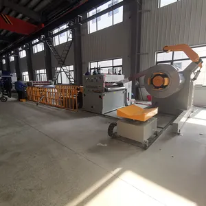 CHZN galvanized aluminum Steel Coil Cut to Length Line straightening shear unwinding roll to metal sheet production equipment