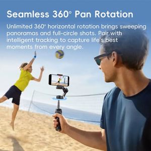 ดีเจ ออสโม โมบาย 8 กล้องกันสั่นแบบมือถือ พร้อมระบบติดตามภาพแบบเนทีฟ รองรับเสียงและไฟส่องสว่าง หมุนได้ 360 องศาอย่างราบรื่น °   การหมุนกระทะทุกมุม - Product Image 3